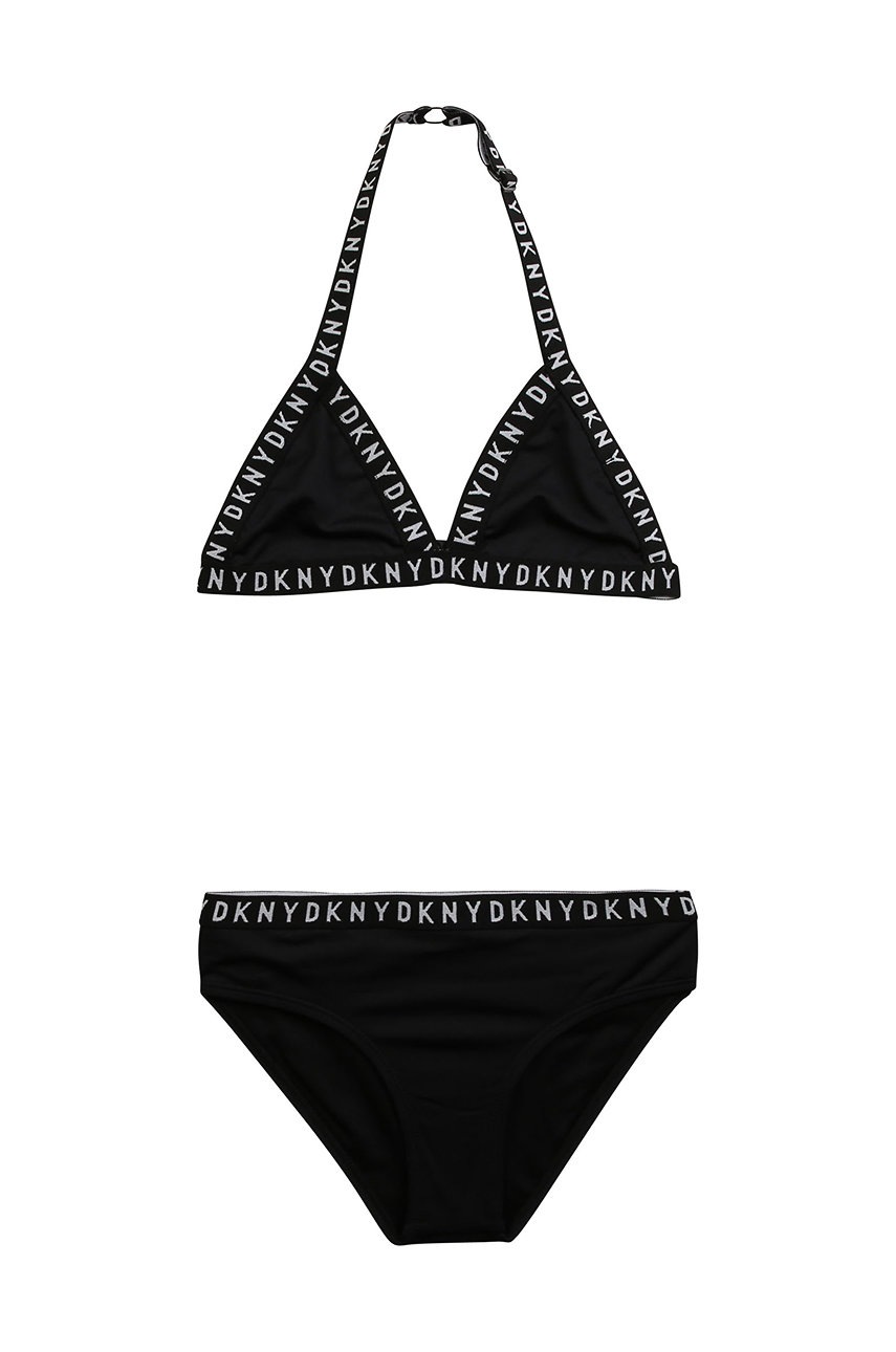 Dkny Costum De Baie Copii 110 146 Cm Culoare Negru 224388 Answear Ro