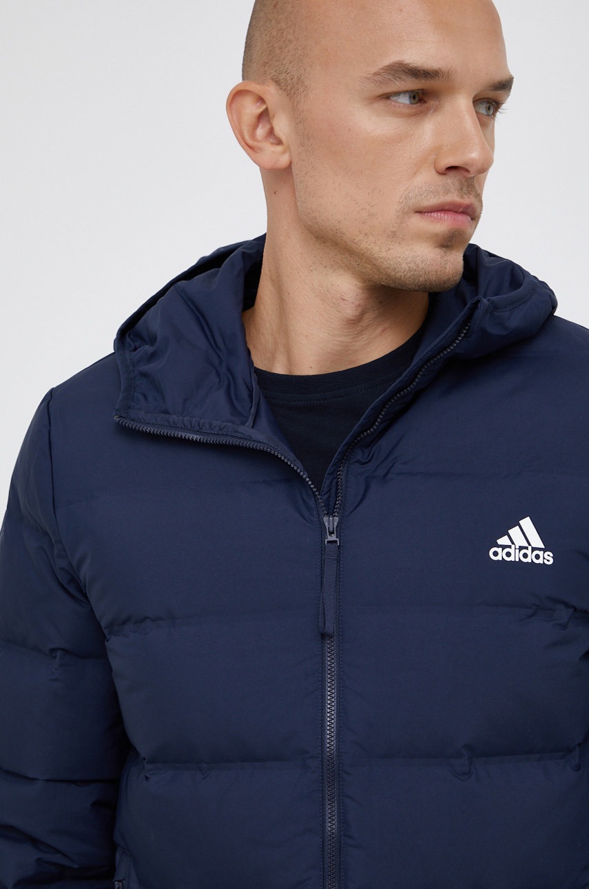 adidas Performance Kurtka puchowa GE5811, męska kolor granatowy zimowa |  Answear.com