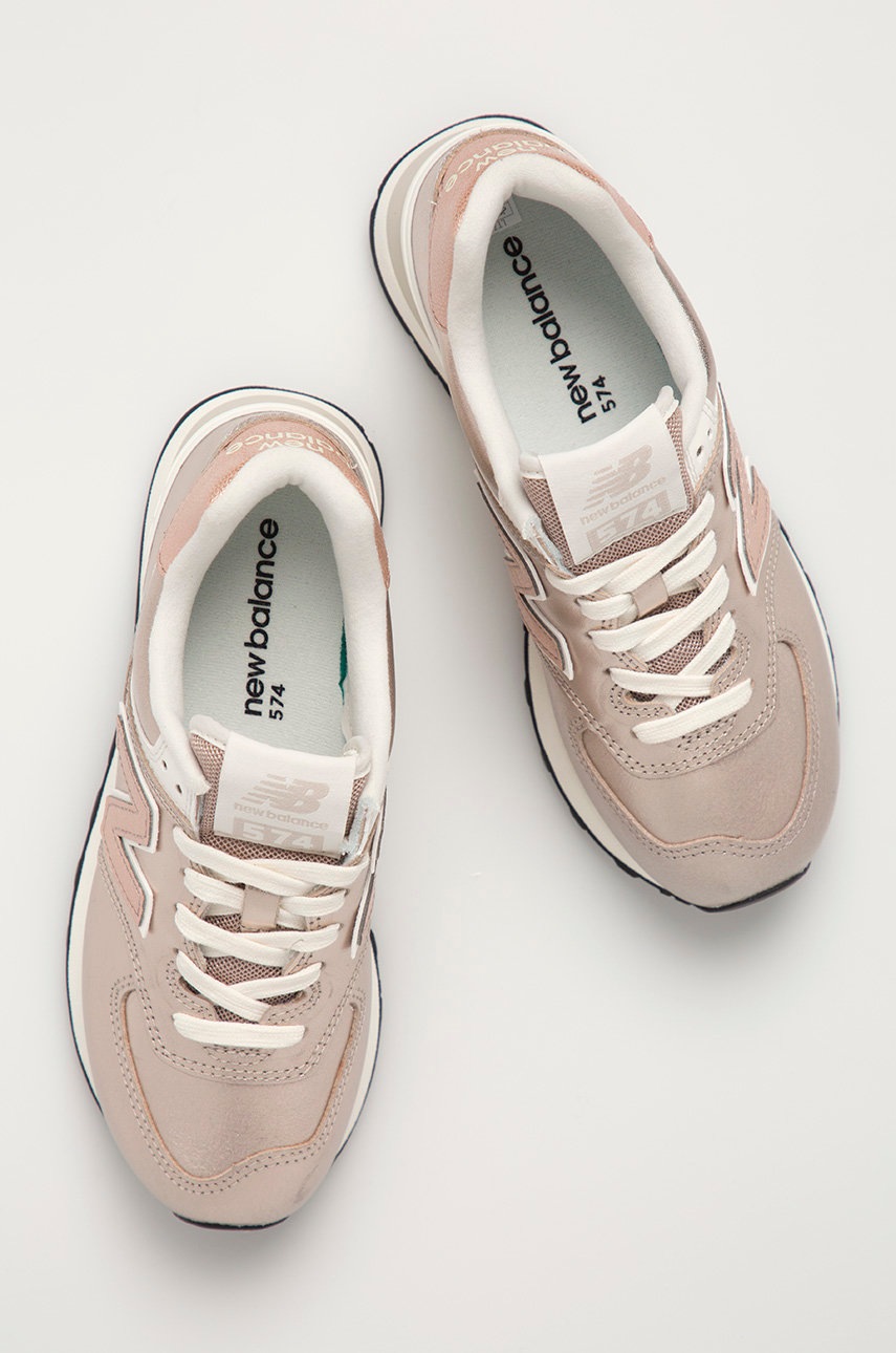 New Balance - Buty skórzane WL574PM2 