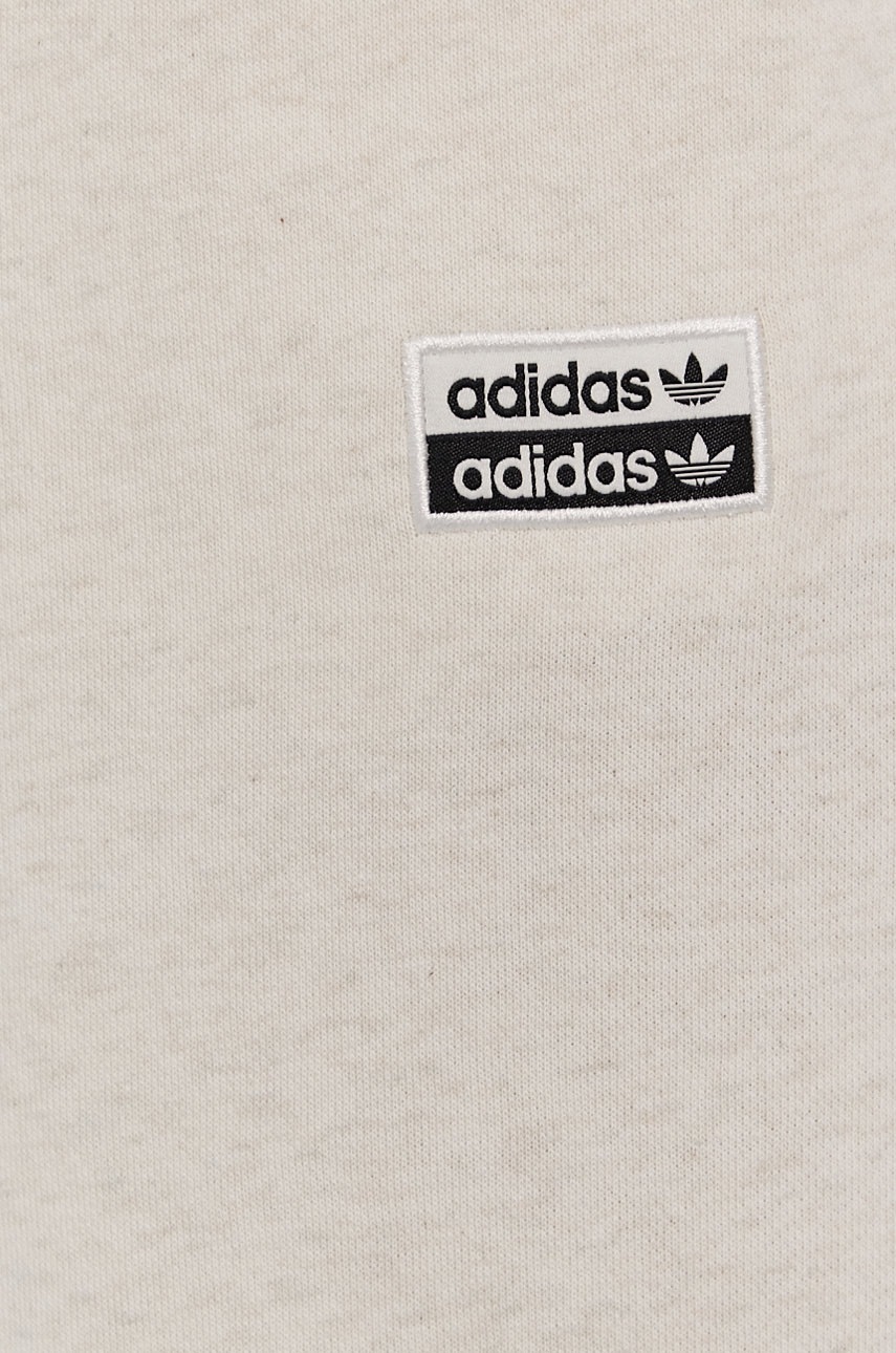 adidas Originals Spodnie GN4326 damskie kolor beżowy gładkie | Answear.com