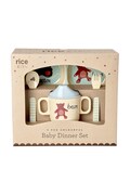 Rice zestaw obiadowy dla dziecka z melaminy 22,5 x 11 x 25 cm multicolor BABOX-4ZABC