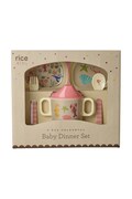 Rice zestaw obiadowy dla dziecka z melaminy 25 x 11 x 25 cm multicolor BABOX-4ZOCEI