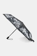 Moschino parasol składany damski czarny 9180