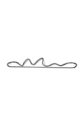 Držač ručnika ferm LIVING Curvature boja: crna