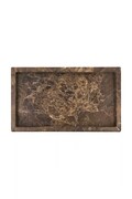 Декоративен поднос House Doctor HDAble 24 x 14 cm в кафяво