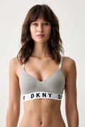 DKNY biustonosz trójkątny z modalem szary DK4518