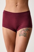 Polo Ralph Lauren nohavičky hipstery dámske bavlnené s elastanom burgundské 4P0500