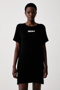 DKNY cămașă de noapte pentru femei din vâscoză neagră YI30092