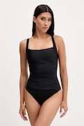 Aqua Speed jednoczęściowy strój kąpielowy kolor czarny lekko usztywniona miseczka VERA