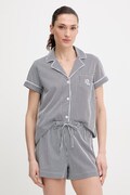 Bavlněné pyžamo Lauren Ralph Lauren dámské, tmavomodrá barva, bavlněné, ILN82313