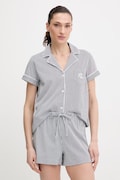 Bavlněné pyžamo Lauren Ralph Lauren dámské, tmavomodrá barva, bavlněné, ILN82313