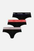 Calvin Klein Underwear slipy pánske bavlnené s elastanom 3-pak čierne 0000U2661G