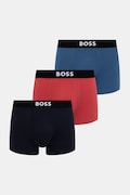BOSS bokserki męskie bawełniane z elastanem Trunk 3P BOSS ONE 3-pack niebieskie 50544263