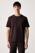 BOSS T-shirt lounge męski Waffle T-Shirt brązowy 50535891