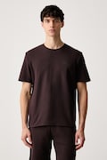 BOSS T-shirt lounge męski Waffle T-Shirt brązowy 50535891