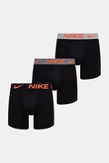 Nike εφαρμοστά μποξεράκια ανδρικά 3-pack μαύρα 0000KE1157