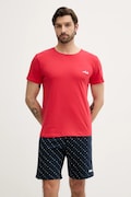Fila pijamale de bumbac culoarea rosu, cu imprimeu, FPS1222