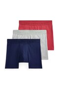 Polo Ralph Lauren bokserki męskie bawełniane z elastanem 3-pack granatowe 714966105