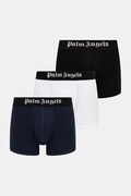 Palm Angels bokserki dopasowane męskie bawełniane z elastanem 3-pack białe PLA1UMBTR01TR