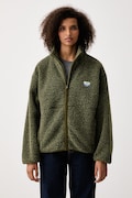 American Vintage bluza polarowa damska zielona HOK16C