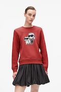 Karl Lagerfeld bluza damska kolor czerwony z nadrukiem A4W20045