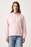 Levi's bluza z kapturem damska z bawełną EVERYDAY HOODIE różowa 0082K
