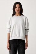Levi's μπλούζα γυναικεία με βαμβάκι EVERYDAY CREW γκρί 0082J