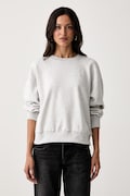 Levi's μπλούζα γυναικεία με βαμβάκι EVERYDAY CREW γκρί 0082J