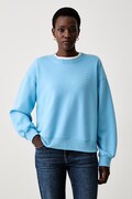 Levi's mikina dámská s bavlnou EVERYDAY CREW modrá 0082J