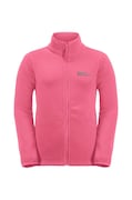 Dětská mikina Jack Wolfskin TAUNUS JACKET K růžová barva, hladká