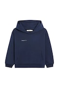 Mikina Pangaia KIDS' 365 MIDWEIGHT HOODIE tmavomodrá farba, s kapucňou, 10000428