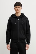 Polo Ralph Lauren sweatshirt men's black color hooded smooth
