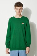 Fjallraven bluza bawełniana Vardag męska kolor zielony F87070.678-678
