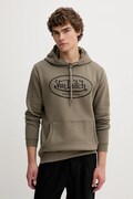 Von Dutch bluza męska kolor zielony z kapturem wzorzysta VD.1.SWZ.BRAND