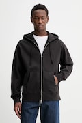 Mikina Levi's AUTHENTIC pánská, černá barva, s kapucí, hladká, A9265