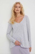 Longsleeve American VintageT-SHIRT ML COL V χρώμα: γκρι JAC52