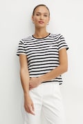 Karl Lagerfeld t-shirt bawełniany damski kolor czarny A1W17099