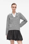 Karl Lagerfeld longsleeve din bumbac culoarea negru, A4W17081