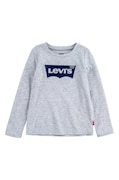 Levi's Longsleeve copii culoarea gri