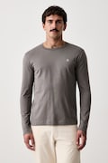 Marc O'Polo longsleeve męski bawełniany beżowy 5000009410