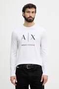 Armani Exchange longsleeve męski bawełniany biały XM002684 AF10356