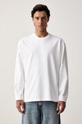 Levi's majica dugih rukava za muškarce od pamuka s elastanom LS WORKWEAR bijela 0089C