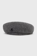 Вълнен каскет Kangol в сиво от вълна