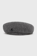 Вълнен каскет Kangol в сиво от вълна
