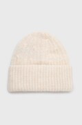 American Vintage caciula din amestec de lana Bonnet culoarea bej, din tesatura neteda, EAST22A