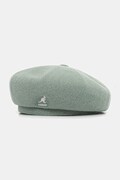 Kangol beret z wełną WOOL JAX kolor zielony K3107ST.SG308