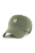 Кепка 47 brand New York Yankees колір сірий з аплікацією