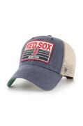 47 brand sapca MLB Boston Red Sox culoarea albastru marin, cu imprimeu, B-FRSTK02BXP-VN