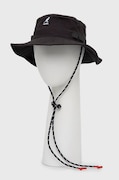 Bavlněná čepice Kangol černá barva, bavlněný