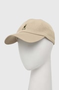 Kangol czapka z daszkiem kolor beżowy